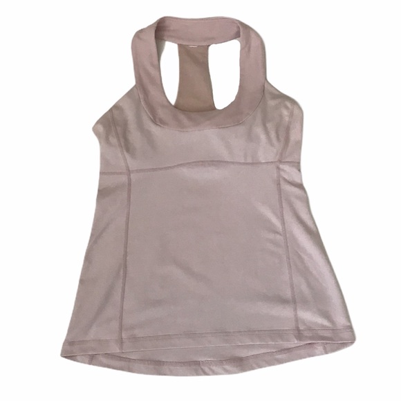 lululemon athletica Tops - Lululemon Light Pink Tank Top Size 8